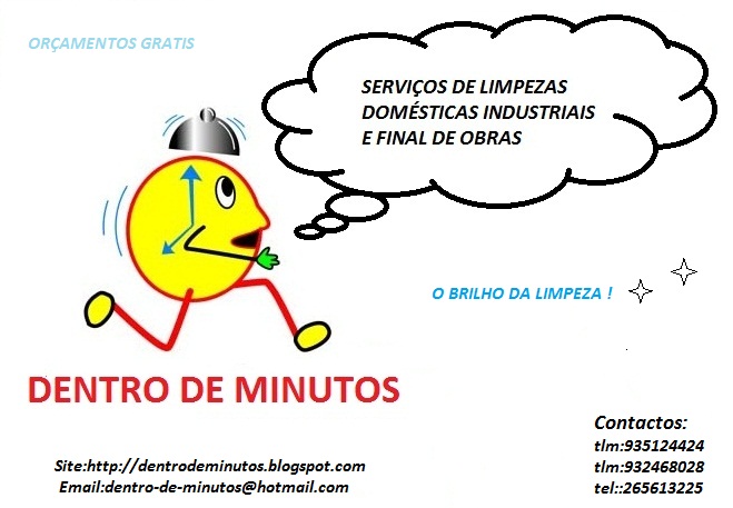 SERVIÇOS DE LIMPEZA DENTRO DE MINUTOS